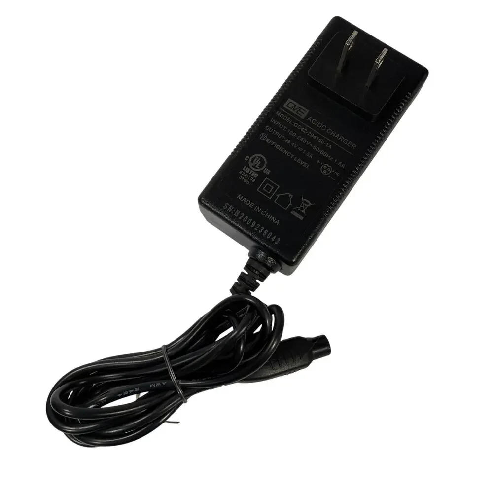 GVE GC42-294150-1A AC/DC Charger 29.4V 1.5A 3-Pin Round Connector